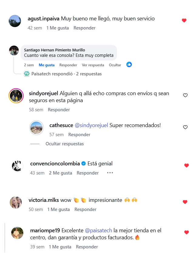 comentarios redes vertical