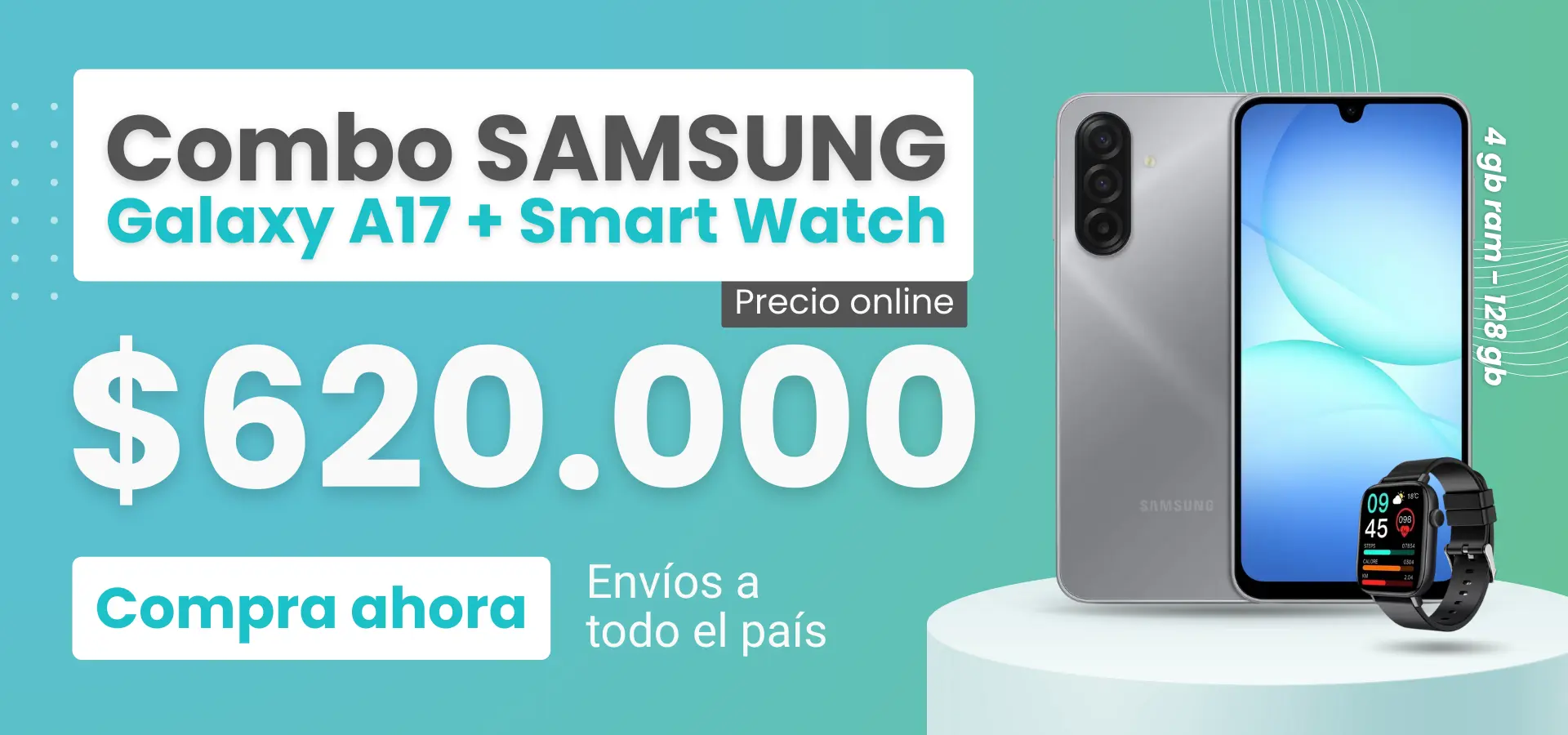 Slide Combo SAMSUNG Galaxy A17